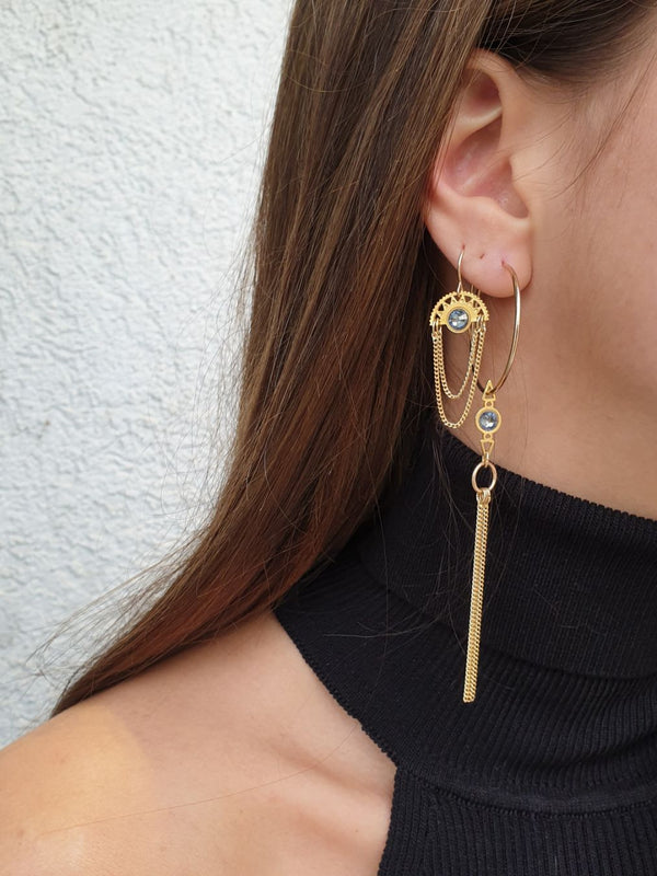 עגילי זהב | Gold earrings