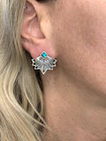 זוג עגילי פרש פלור  | Fresh  Florwer Earrings