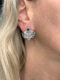 זוג עגילי פרש פלור  | Fresh  Florwer Earrings