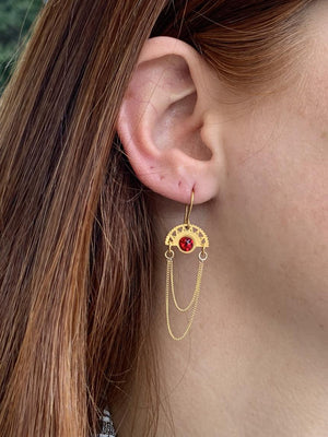 עגיל לונג מונסאן  |  Long Monsoon Earring