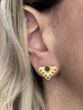 זוג עגילי משולש נצחי  | Eternal Triangle Earrings