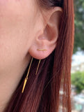 עגיל סטרינג ספייק | Spike  string Earring