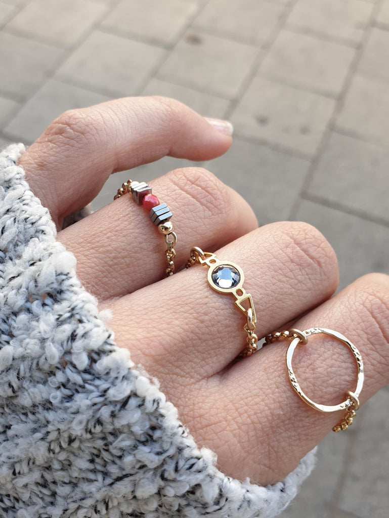 טבעת עיגול חלול  | Hollow circle ring
