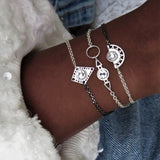 צמיד מונסאן | Moon sun  bracelet