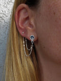 עגיל לגו עיגול כפול | Double round Lego earring