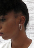 עגיל לגו מעוין כפול | Double rhombus Lego earring