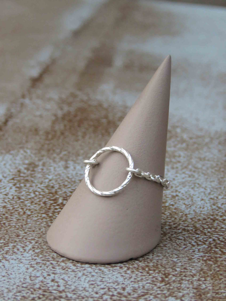 טבעת עיגול חלול  | Hollow circle ring