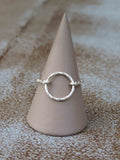 טבעת עיגול חלול  | Hollow circle ring