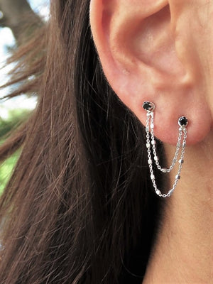עגיל דאבל סטאר | Double Star Earring