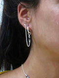 עגיל קיוב כפול | Double cube earring