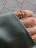 טבעת פינקי מעוין |  Pinky Ring T
