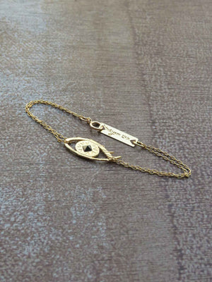 צמיד עין ריס | Eye Eyelash Bracelet