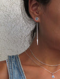 עגיל משי | Silk earring