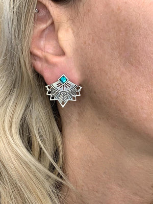 זוג עגילי פרש פלור  | Fresh  Florwer Earrings