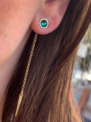 עגיל משי | Silk earring