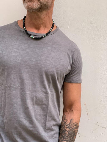 שרשרת בלאק טורקיז  | Black Coral Necklace (Copy)