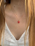 שרשרת לב אדום | Red heart Necklace