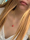 שרשרת לב אדום | Red heart Necklace