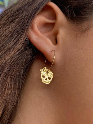 חישוקי גולגולות   | skull hoops