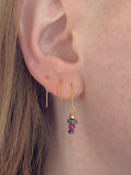 עגיל S סטרינג קיוב | S string cube earring<br>