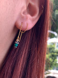 עגיל סטרינג קיוב |  string cube earring<br>