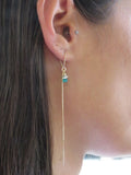 עגיל לופ קיוב | Cube loop earring