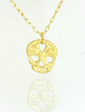 שרשרת גולגולת מיניסקול בן בייסיק | Basic Boy Mini Skull Necklace