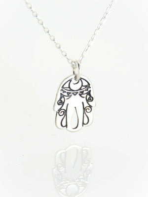 שרשרת חמסה מיניאטורית | Miniature "Hamsa" Necklace