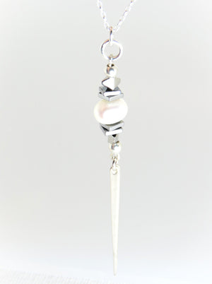 שרשרת לונג קיוב | Long Cube necklace