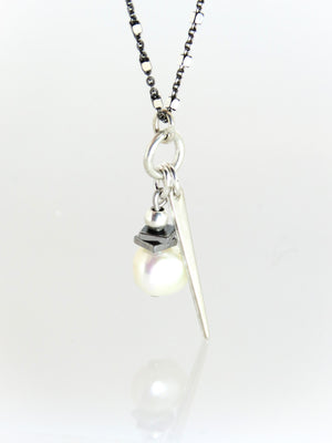 שרשרת דיפ פרל | Deep pearl necklace