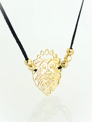 שרשרת סטרינג אריה |  Lion string necklace