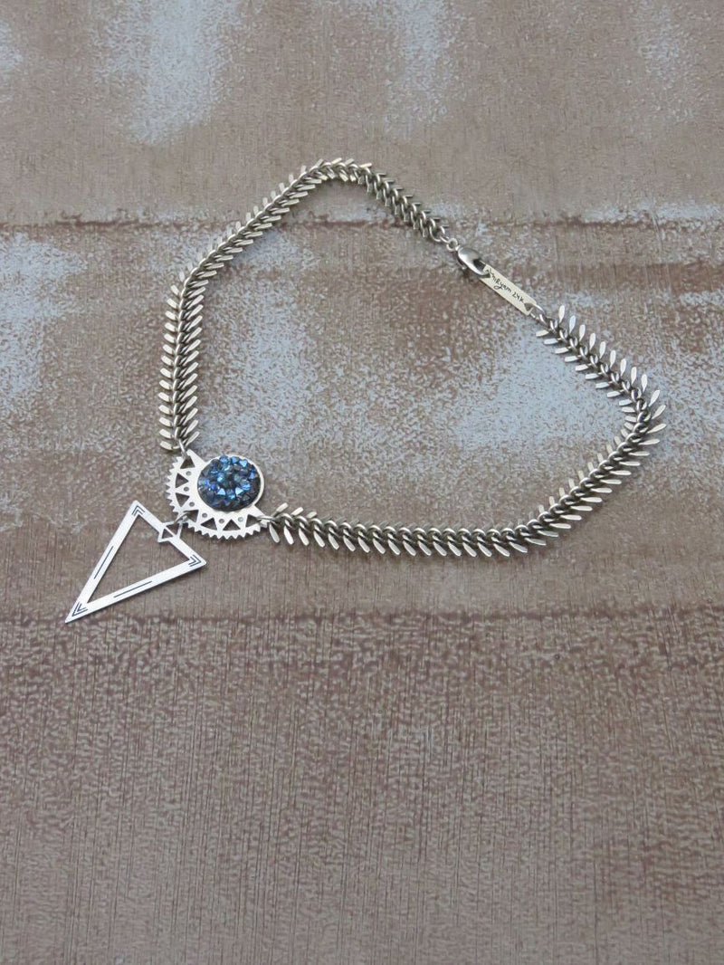 שרשרת ענק צ'וקר מונסאן | Moon Sun Huge Choker Necklace