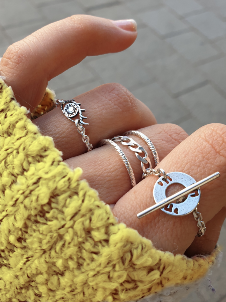 טבעת עין מיניאטורית | Miniature Eye Ring