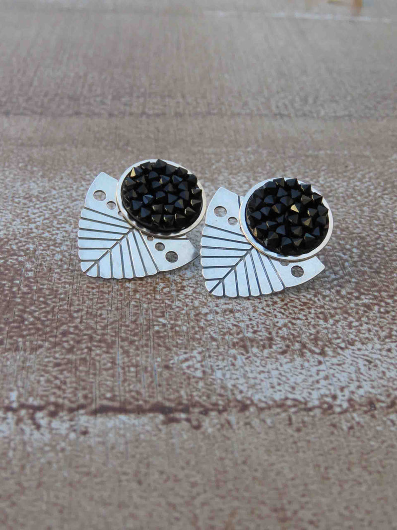 עגילי בלאק טרייב | Black Tribe Earrings