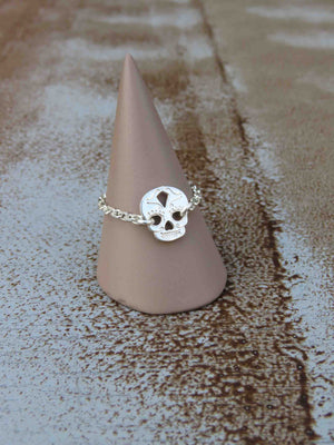 טבעת מיני גולגולת בן | Mini Boy Skull Ring