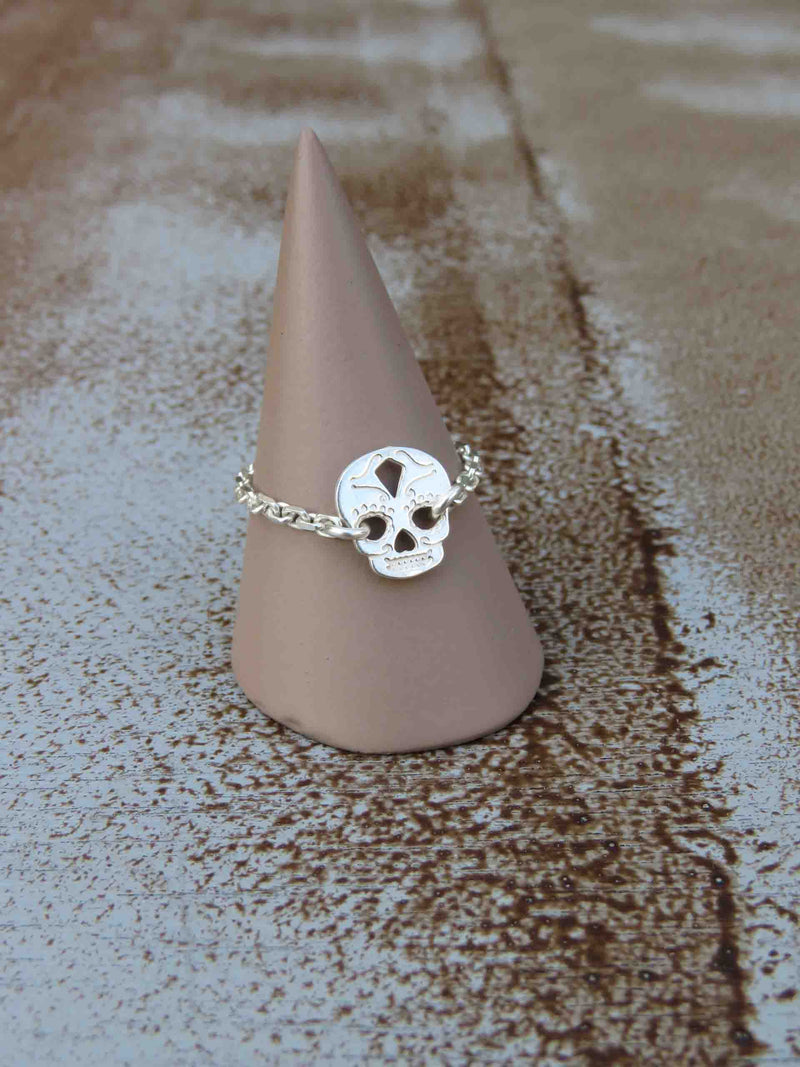 טבעת מיני גולגולת בן | Mini Boy Skull Ring