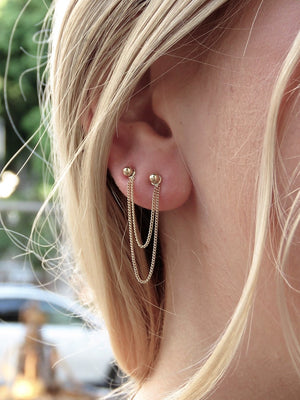 עגיל דאבל בול | Double Bull Earring