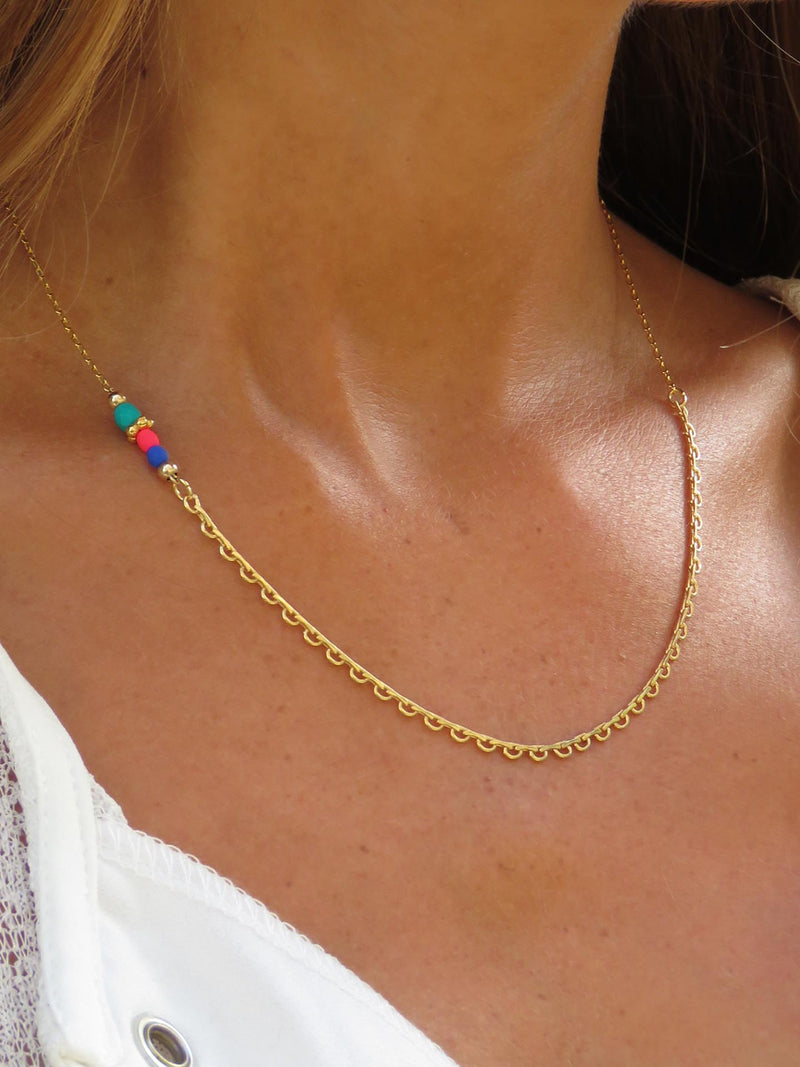 שרשרת חצי קורלי | Semi-Coral Necklace