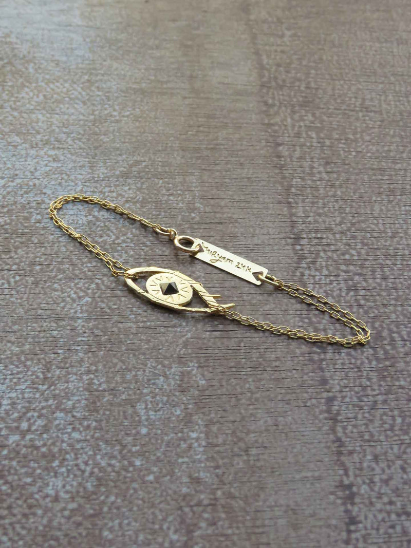 צמיד עין ריס | Eye Eyelash Bracelet