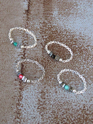 טבעת קיוב סנטר | Cube Center Ring