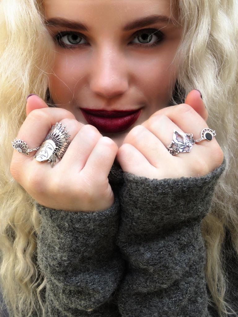 טבעת מיני מניפת קלפים | Card Fan Mini Ring