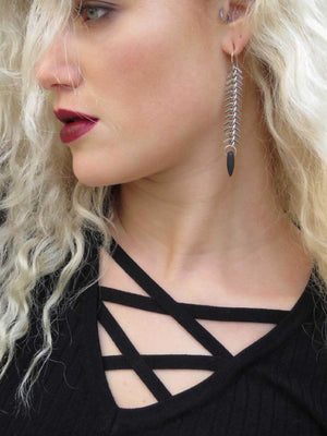 עגילי Black Dahl | Black Dahl Earrings
