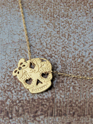 שרשרת גולגולת בת M | Girl Skull M Necklace